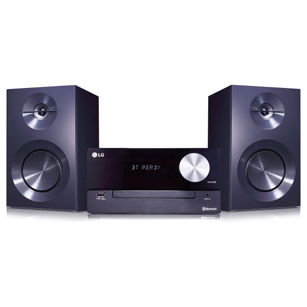 Lg cm2460 microcadena 100w de potencia con bluetooth usb aux tv sound sync xdds