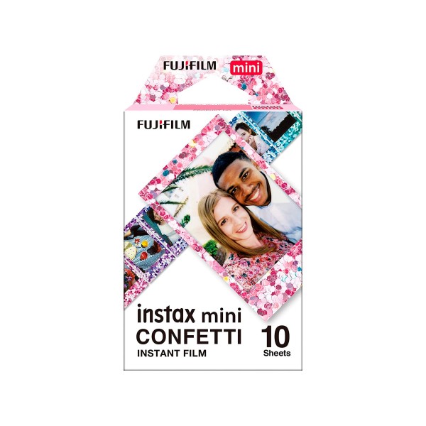 Fujifilm instant film shot confetti / película fotográfica instantánea