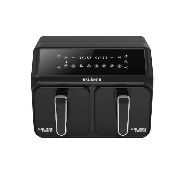 Kuken Freidora Sin Aceite Digital 8.0L Doble