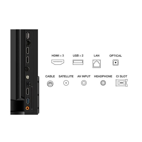 Tcl 85v6b / televisor smart tv 85" direct led uhd 4k hdr