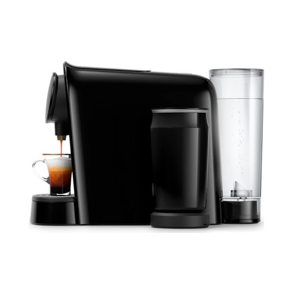 Philips l'or barista negra cafetera de cápsulas l'or doble carga automática